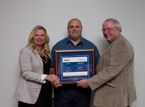 WorkSafeNB recognizes Charles Allain, from École Mathieu-Martin